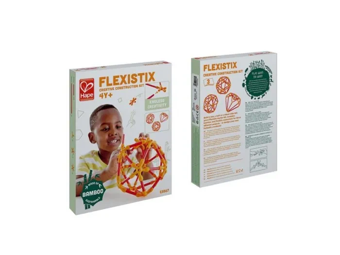 Конструктор Flexistix Будівництво, Hape (E5567), 66 дет. - Фото 2 Конструктор Flexistix Будівництво, Hape (E5567), 66 дет. - зображення 2