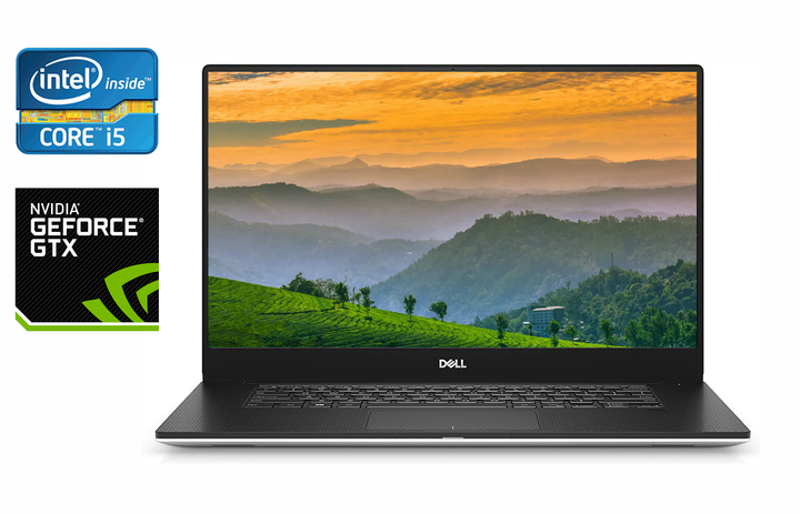 Игровой ноутбук Dell XPS 15 7590 / 15.6" (1920x1080) IPS / Intel Core i5-9300H (4 (8) ядра по 2.4 - 4.1 GHz) / 16 GB DDR4 / 512 GB SSD / nVidia GeForce GTX 1650, 4 GB GDDR6, 128-bit / WebCam / HDMI / Windows 10 б/у - Фото 1 Игровой ноутбук Dell XPS 15 7590 / 15.6" (1920x1080) IPS / Intel Core i5-9300H (4 (8) ядра по 2.4 - 4.1 GHz) / 16 GB DDR4 / 512 GB SSD / nVidia GeForce GTX 1650, 4 GB GDDR6, 128-bit / WebCam / HDMI / Windows 10 б/у - изображение 1