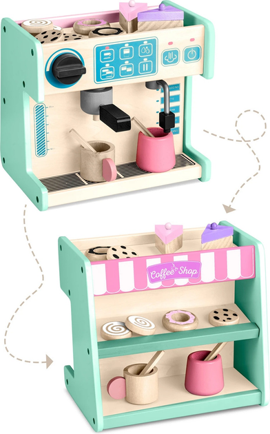 Cukiernia z ekspresem do kawy Ricokids 785100 Miętowa (5903890613259) - obraz 2