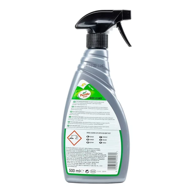 Очисник дисків Turtle Wax Wheel Cleaner 500 мл, засіб для очищення колісних дисків від гальмівного пилу та бруду авто - зображення 4