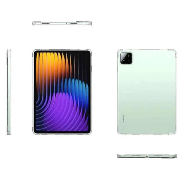 Прозорий силіконовий чохол TPU для Xiaomi Pad 7 / 7 Pro - Фото 3 Прозорий силіконовий чохол TPU для Xiaomi Pad 7 / 7 Pro - зображення 3