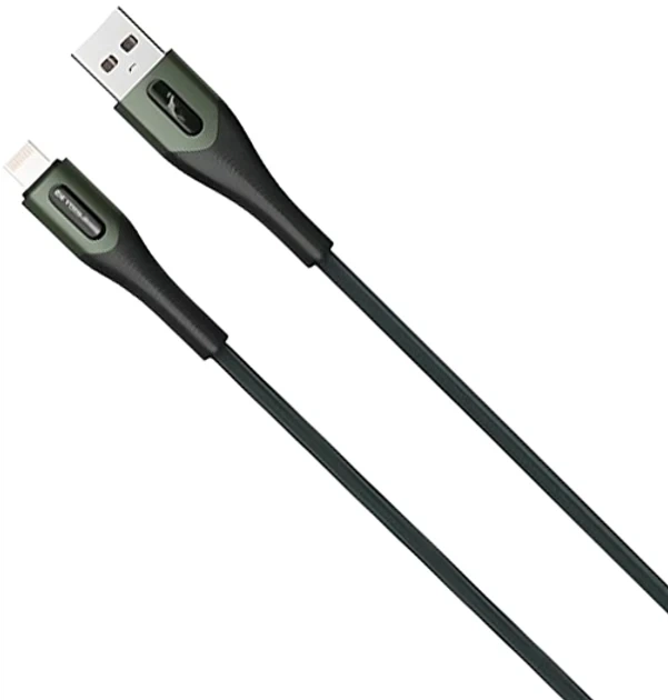 Быстрый заряд для устройств Apple SkyDolphin S01L Lightning кабель 1 м зеленый - Фото 3 Быстрый заряд для устройств Apple SkyDolphin S01L Lightning кабель 1 м зеленый - изображение 3