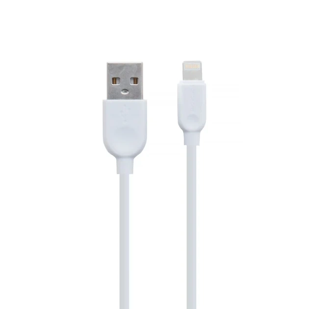 Зарядный кабель Borofone BX14 Lightning to USB 3 м 2.4A для iPhone и устройств iOS белый - Фото 6 Зарядный кабель Borofone BX14 Lightning to USB 3 м 2.4A для iPhone и устройств iOS белый - изображение 6