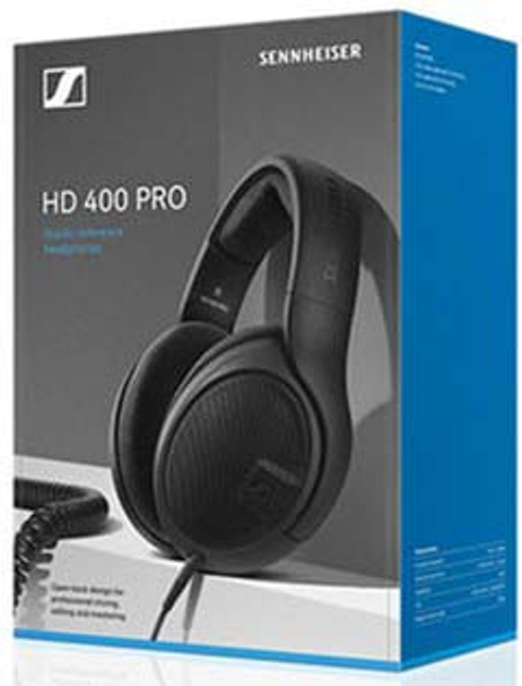 Słuchawki Sennheiser HD 400 PRO Black (S700047) - obraz 3