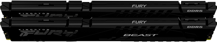 Pamięć RAM Kingston Fury DDR5-5600 131072MB PC5-44800 (Kit of 2x65536) Beast 2Rx8 Black (KF556C36BBEK2-128) - obraz 4
