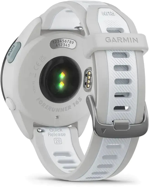 Смарт-годинник Garmin Forerunner 165 GPS Mist Grey/Whitestone (010-02863-21) - зображення 5