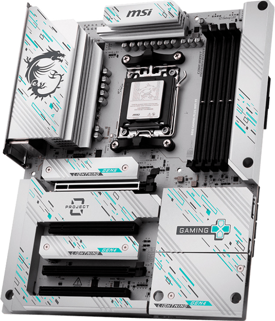 Płyta główna MSI B850 GAMING PLUS WIFI PZ (sAM5, AMD B850, PCI-Ex16) - obraz 3
