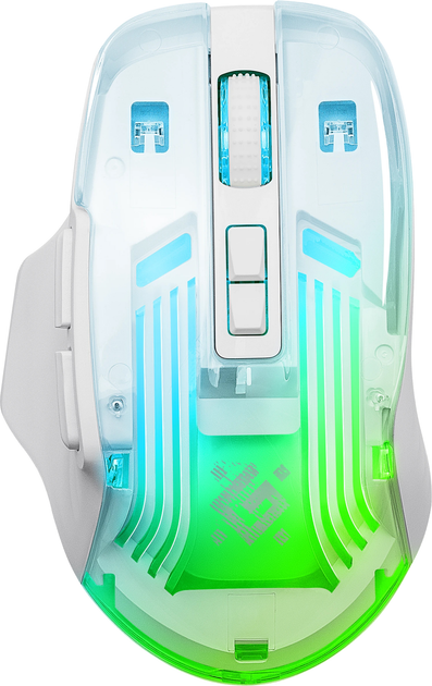 Mysz Defender Astro Elite GM-056 LED Wireless White (4745090826470) - obraz 1