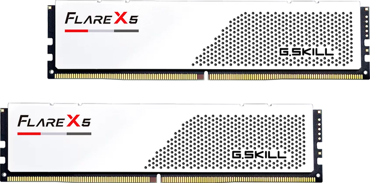 Оперативна пам'ять G.Skill DDR5-6000 65536MB PC5-48000 (Kit of 2x32768MB) Flare X5 White (F5-6000J2836G32GX2-FX5W) - зображення 1