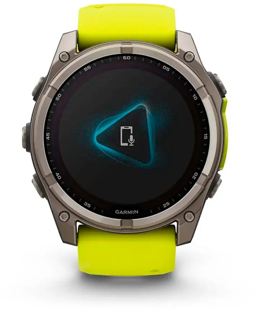 Смарт-годинник Garmin fenix 8 51mm Solar Sapphire Titanium With An Amp Yellow and Graphite Silicone Band (010-02907-21) - зображення 6