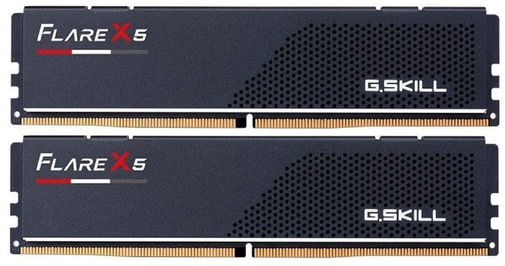 Pamięć RAM G.Skill DDR5-6400 32768MB PC5-51200 (Kit of 2x16384MB) Flare X5 Black (F5-6400J3240G16GX2-FX5) - obraz 1