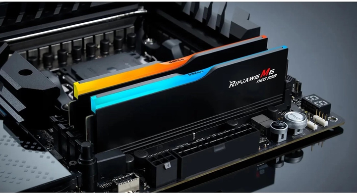 Pamięć RAM G.Skill DDR5-6000 65536MB PC5-48000 (Kit of 2x32768MB) Ripjaws M5 Neo RGB Black (F5-6000J3636F32GX2-RM5NRK) - obraz 6