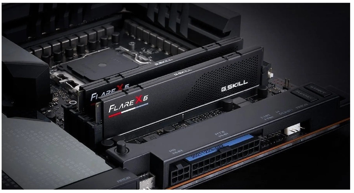 Pamięć RAM G.Skill DDR5-6400 32768MB PC5-51200 (Kit of 2x16384MB) Flare X5 Black (F5-6400J3240G16GX2-FX5) - obraz 5
