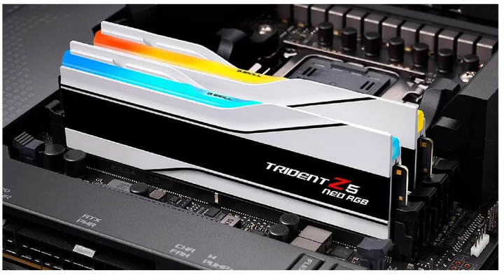 Pamięć RAM G.Skill DDR5-6400 32768MB PC5-51200 (Kit of 2x16384MB) Trident Z5 Neo RGB White (F5-6400J3039G16GX2-TZ5NRW) - obraz 7