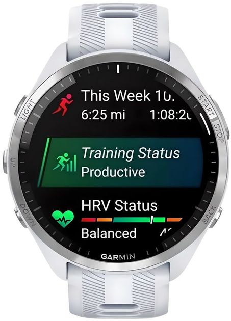 Смарт-годинник Garmin Forerunner 965 Whitestone (010-02809-11) - зображення 3