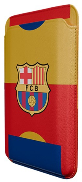 Etui z kieszenią OCPC FCB Magnetic Card Holder MF Red Yellow (OCFCBMCHMF) - obraz 1