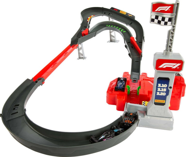 Tor samochodowy Hot Wheels Racing Formula 1 Sprint Race Circuit Track Set JDY15 (0194735291120) - obraz 6