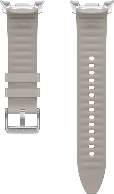 Ремінець Samsung Hybrid (S/M/L) для Samsung Galaxy Watch 8 Taupe (ET-SLL50LJEGEU) - зображення 2