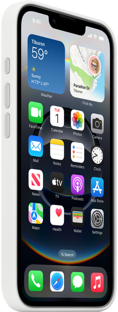 Panel Apple Silicone do Apple iPhone 16e White (MD3P4ZM/A) - obraz 3