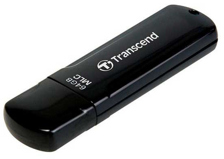 Pamięć USB USB Transcend JetFlash 750 64GB USB 3.1 Gen1 Black (TS64GJF750K) - obraz 4