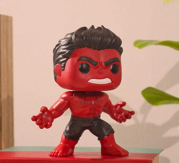 Figurka Funko Pop! Marvel: CA BNW Red Hulk (Retro) 77489 (0889698774895) - obraz 3