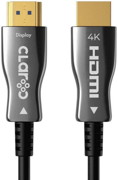 Кабель Claroc HDMI - HDMI 2.0 AOC 4K 60Hz 15m Black (FEN-HDMI-20-15M) - зображення 2