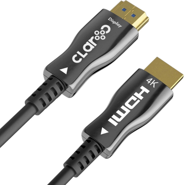 Kabel Claroc HDMI - HDMI 2.1 AOC 4K 60Hz 15m Black (FEN-HDMI-21-15M) - obraz 3