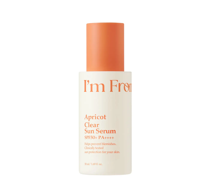 Сонцезахисна сироватка з абрикосом I'm From Apricot Clear Sun Serum, 50 мл - Фото 1 Сонцезахисна сироватка з абрикосом I'm From Apricot Clear Sun Serum, 50 мл - зображення 1