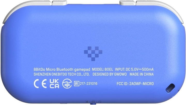 Бездротовий геймпад 8BitDo Micro Bluetooth Gamepad Blue (RET00384) - зображення 6