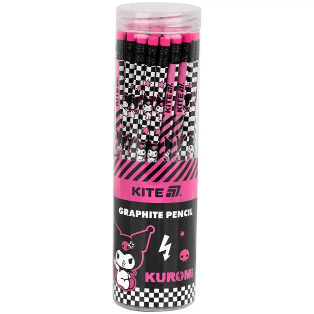 Олівець графітний з гумкою Kite Kuromi HK25-056-2 - зображення 2
