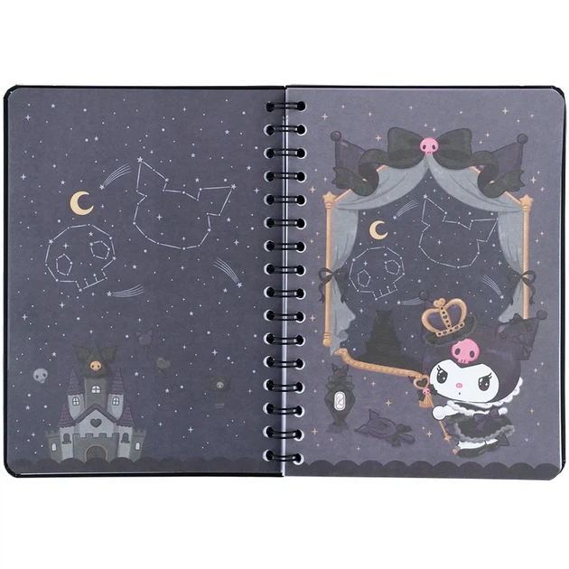 Щоденник на спіралі Kite Kuromi HK25-438-2, тверда обкладинка - Фото 6 Щоденник на спіралі Kite Kuromi HK25-438-2, тверда обкладинка - изображение 6