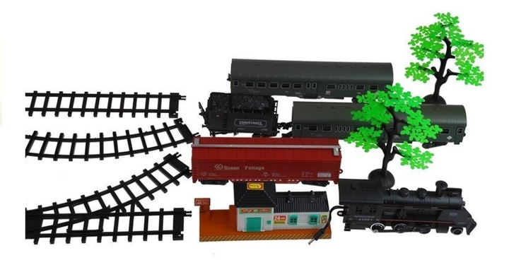 Залізничний набір LEAN Toys Rail King з димом та реалістичними ефектами 1017 (5905214976958) - зображення 4