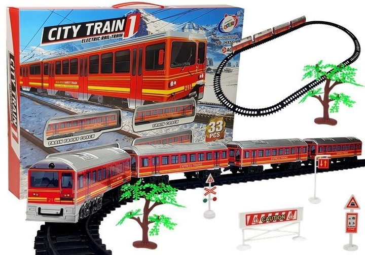 Kolejka LEAN Toys 33 elementy 8322 (5903802457018) - obraz 2