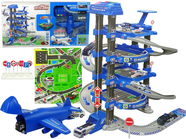 Гараж LEAN Toys Поліцейська автостоянка 9940 (5904204757973) - зображення 2