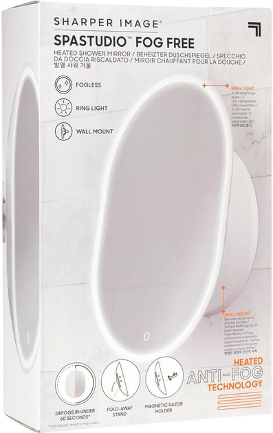 Дзеркало для ванної з підсвіткою Sharper Image Dew-free (1246011840) - зображення 2