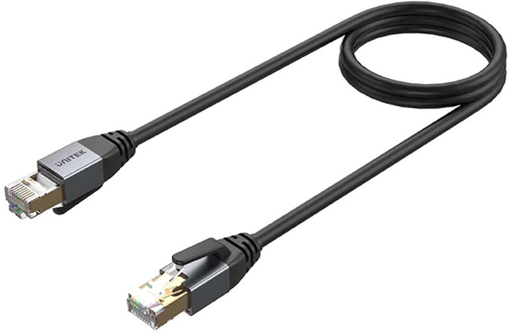 Патч-корд Unitek Cat.8 SFTP RJ-45 (8P8C) 20 м Black (C18149AGY03-20M) - зображення 2