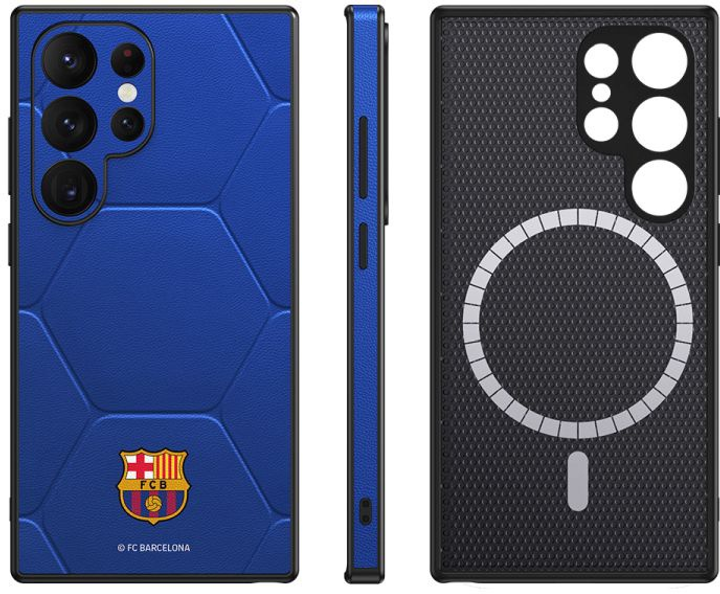 Etui OCPC FCB Phone Case Magnetic SE do Samsung Galaxy S24 Ultra Blue (OCFCBMCS24USE) - obraz 1