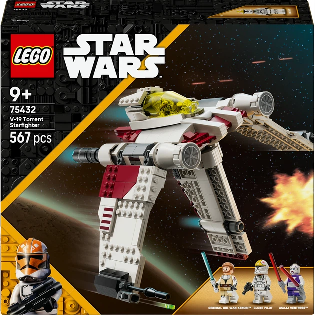 Конструктор LEGO Star Wars Звездный истребитель V-19 «Поток» 567
