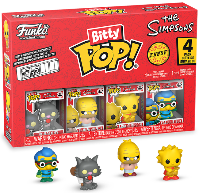 Zestaw figurek Funko Bitty Pop! The Simpsons sezon 4 85710 (889698857109) - obraz 1