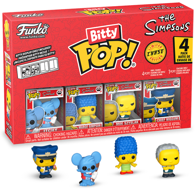 Zestaw figurek Funko Bitty Pop! The Simpsons 4 sezon seria 2 85708 (889698857086) - obraz 1