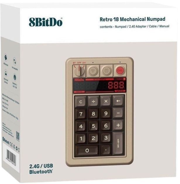 Klawiatura 8BitDo Retro 18 Mechanical Numpad C64 Edition (RET00464) - obraz 6