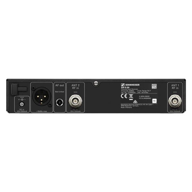 Мікрофонний комплект петличний цифровий Sennheiser EW-D ME2 SET (Q1-6) Black - изображение 2