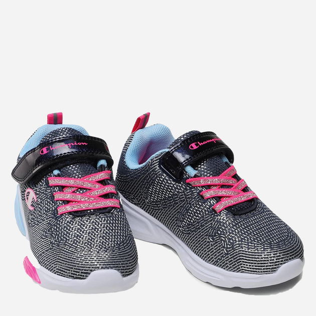 Дитячі кросівки для дівчинки Champion Wave G Ps S32132-CHA-BS501 25 Темно-сині (8058132486266) - зображення 2