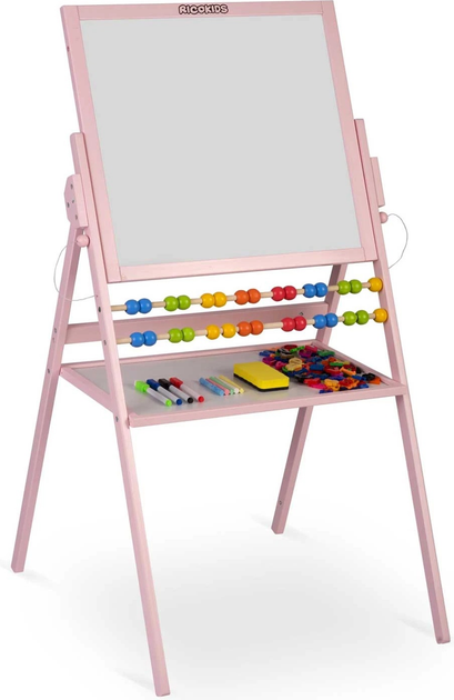 Магнітна таблиця для малювання Ricokids Рожева (5908220476528) - зображення 2