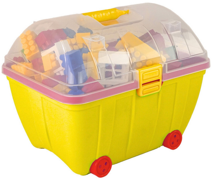 Zestaw klocków w walizce LeanToys 180 elementów 26841 (5905991075509) - obraz 1