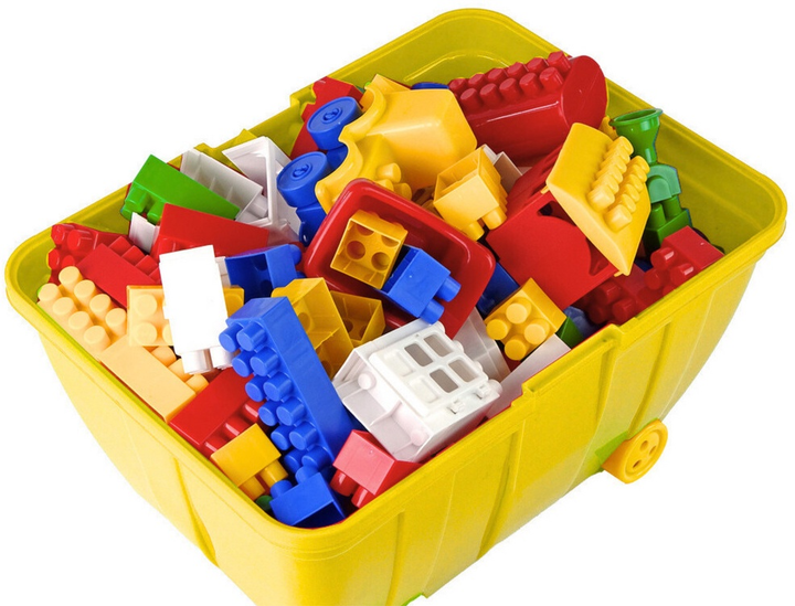 Zestaw klocków w walizce LeanToys 180 elementów 26841 (5905991075509) - obraz 3