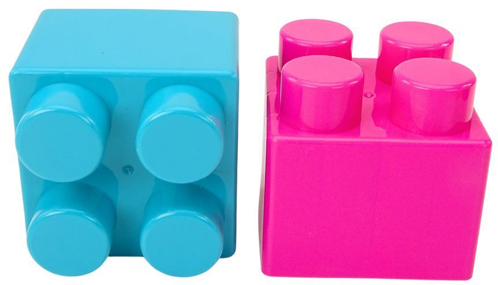 Klocki konstrukcyjne w torbie LeanToys Duże 12 elementów 18292 (5905991016786) - obraz 3