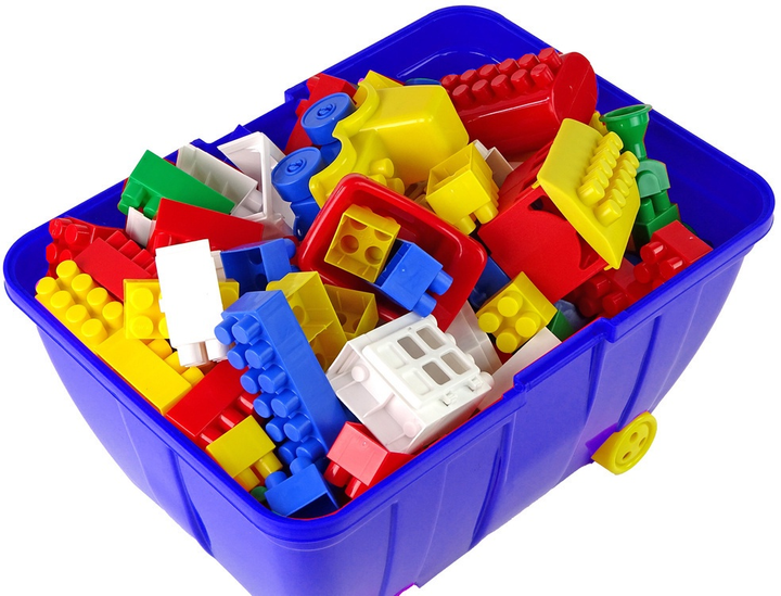 Zestaw klocków w walizce LeanToys 180 elementów 26840 (5905991075516) - obraz 3