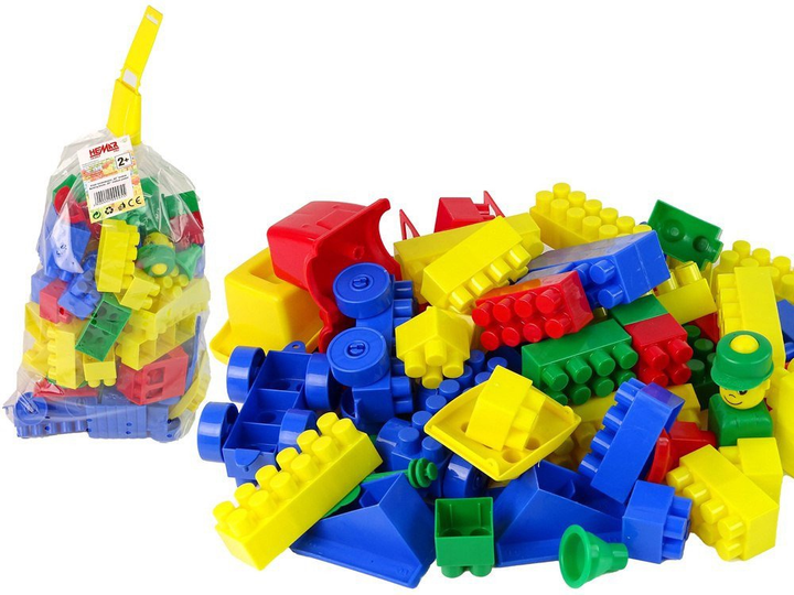 Klocki konstrukcyjne LeanToys średnie 80 elementów 15103 (5900992000055) - obraz 2