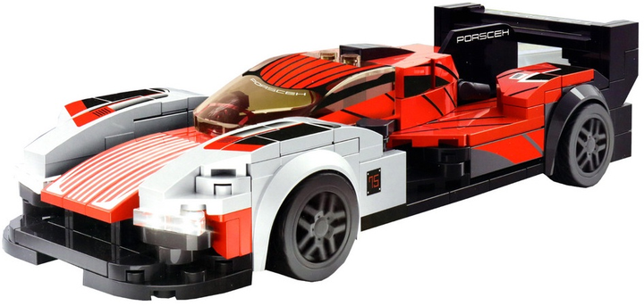 Klocki konstrukcyjne LeanToys Pojazd sportowy/Robot 347 elementów 16561 (5905884450703) - obraz 3